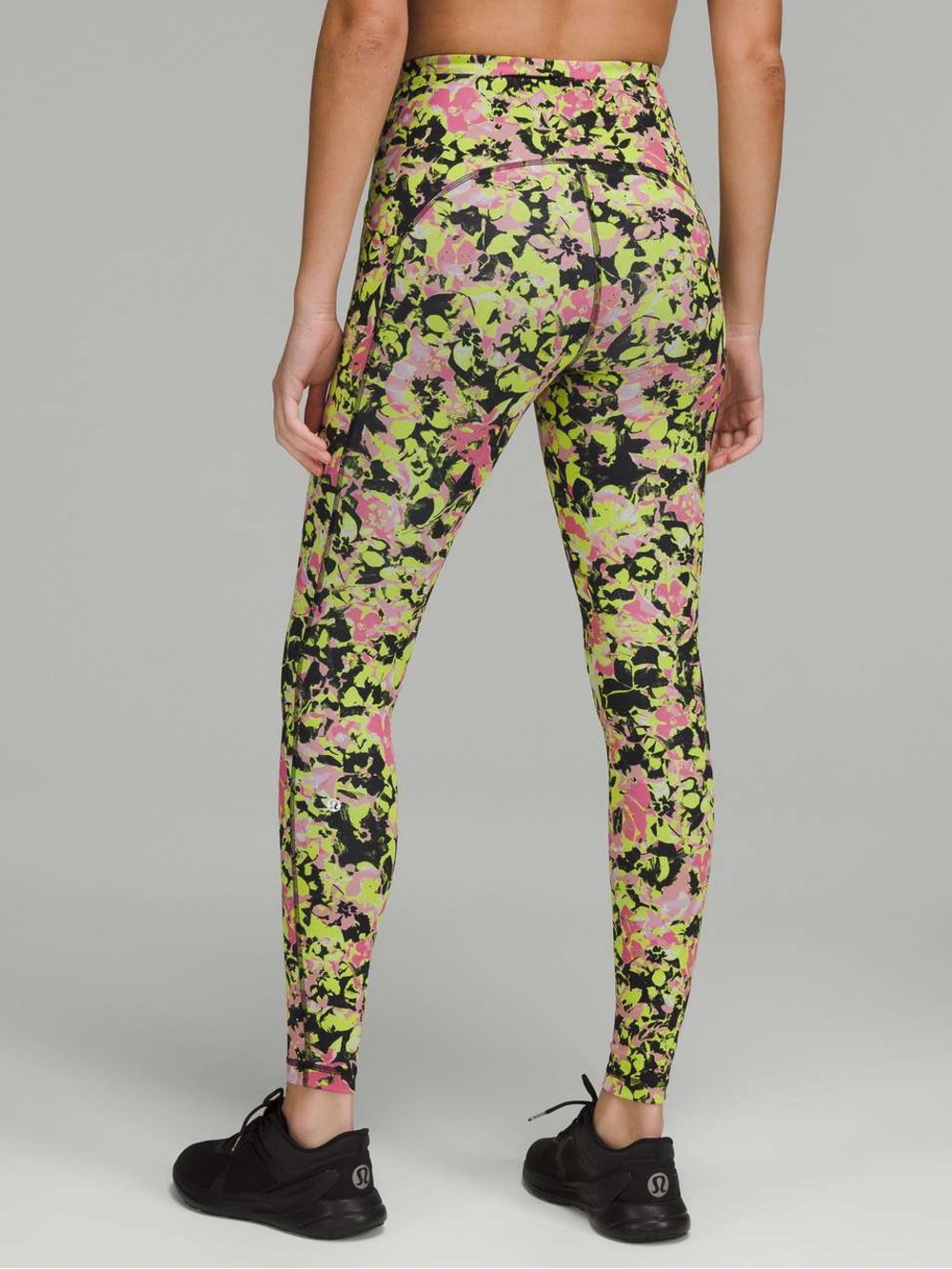 Lululemon Swift Speed High-Rise Legging in Floral Highlight Yellow Multi- size 6